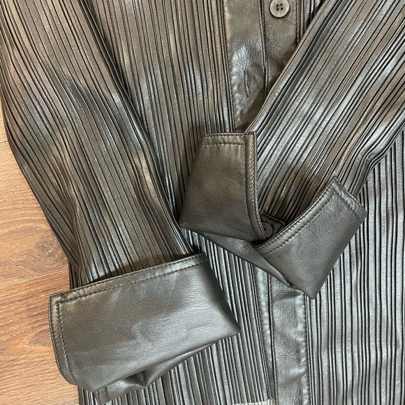 Nanushka Black long sleeve shirt/jacket - Picture 4 of 7